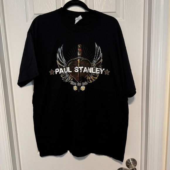 Paul Stanley Live to Win Cotton Tee XL - Picture 2 of 4